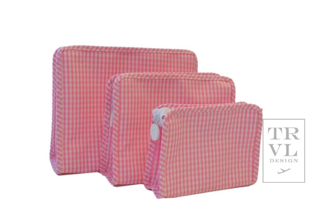 TRVL Design - Roadie Large - Gingham Pink