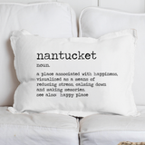 Rustic Marlin -Jersey Shore Definition Lumbar Pillow