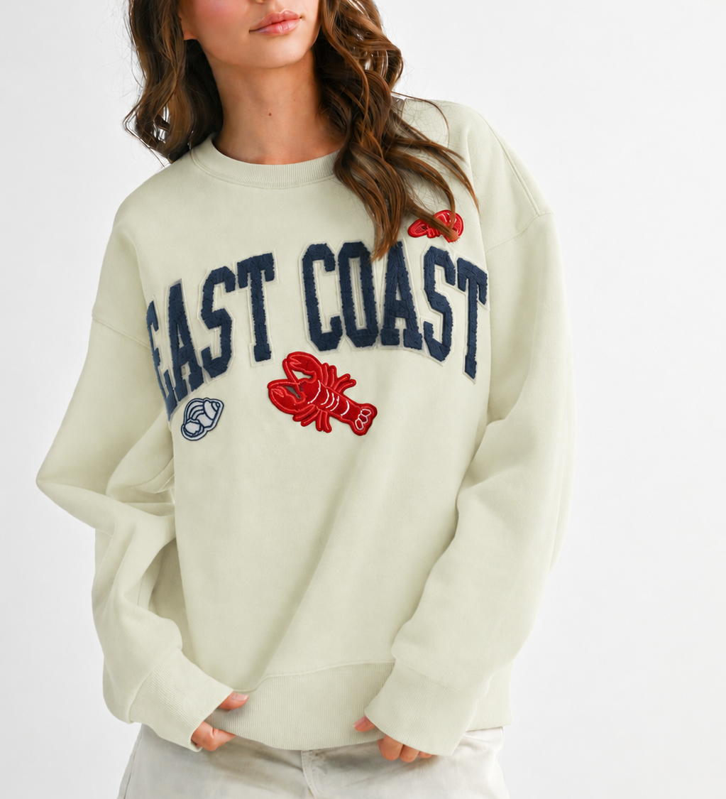 AEMI + CO - 9134GK Modern Vintage Graphic Fleece Pullover 2