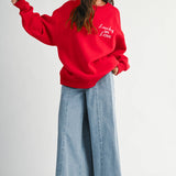 AEMI + CO - 9134GK Modern Vintage Graphic Fleece Pullover