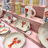 ChagoArt - Ceramic Bowl with Hand-painted Lobster-Serving Bowl-8″