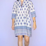 Dolma - Amelia Dress - Navy White