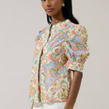 Sugarlips - Zamara Floral Klina Drape Sleeve Top