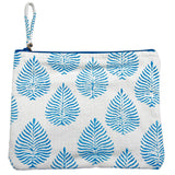 Anju Jewelry - Block-Printed Canvas Zipper Pouch