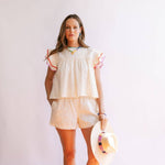 Sunshine Tienda - Ivory Eyelet Lottie Top
