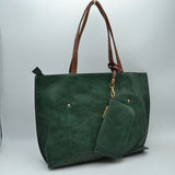 5088  3 in 1 reversible tote with brown handle