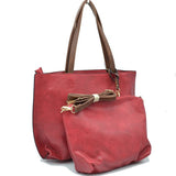 5088  3 in 1 reversible tote with brown handle