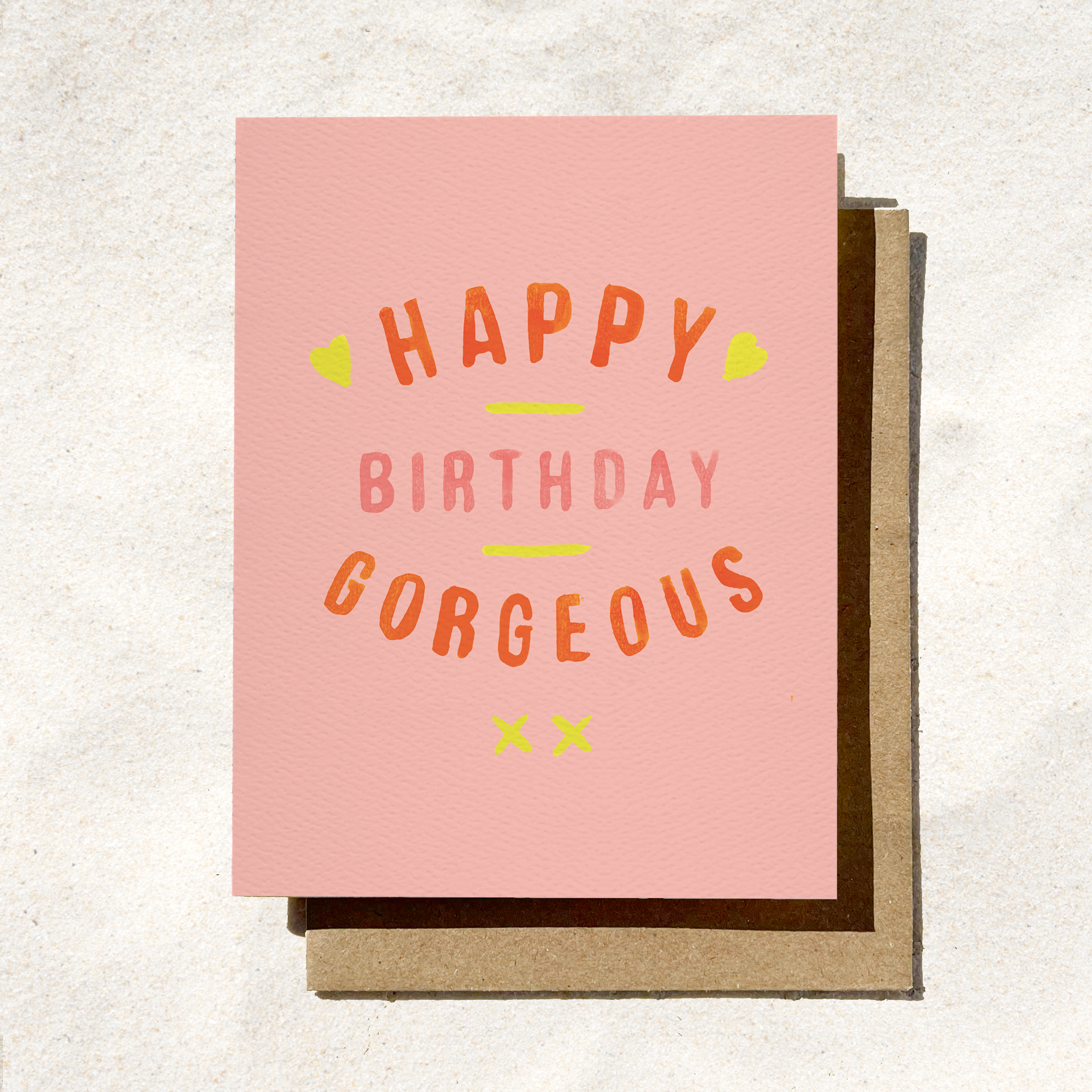 Daydream Prints - Happy Birthday Gorgeous Card | Female Card | Pink Card