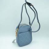 5259- double pocket quilted crossbody