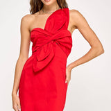 Strut & Bolt - Knotted Flower Bow Mini Dress