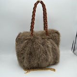 529 faux fur handbag