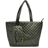 5319- large puffer tote with pouch