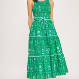 Strut & Bolt - Floral Print Smocked Midi Dress