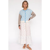 Twentifourth - TF26-0390 - Stripe colorblock cardigan