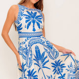 FLYING TOMATO - A printed woven midi dress - ID22480