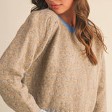 &MERCI - GEOMETRIC KNIT SWEATER MSW11118