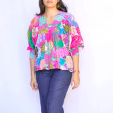Dolma - Premium Cotton Anjou Top O/S - BubbleGum
