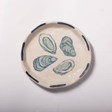 ChagoArt - Oyster Trinket Tray-Ceramic Trinket Ring Dish-Jewelry Tray