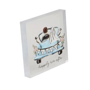 Acrylic Wedding Plaque