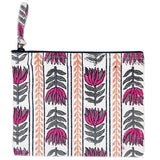 Anju Jewelry - Block-Printed Canvas Zipper Pouch