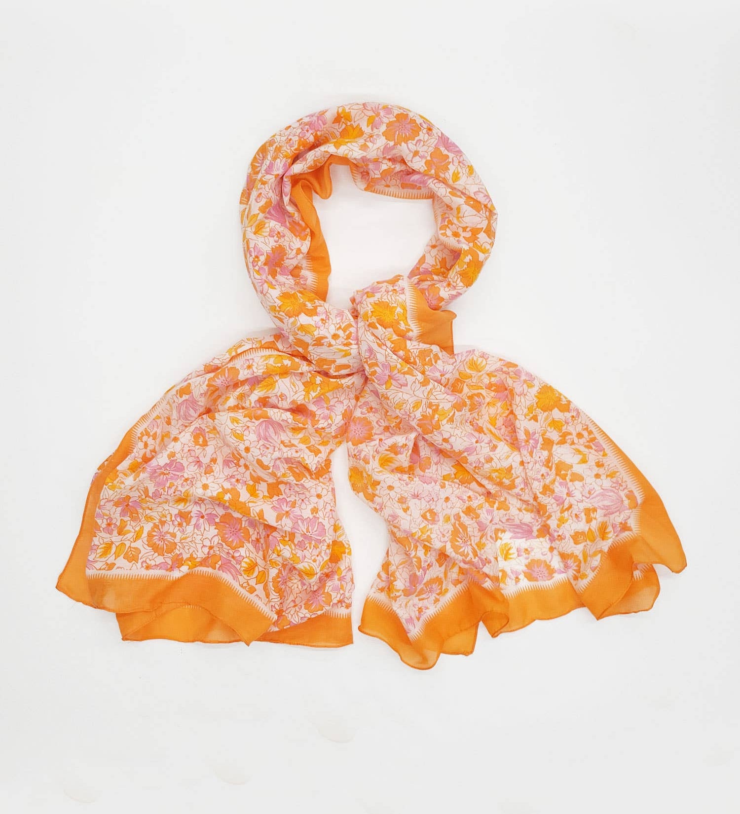 Fleur Floral Print Scarf/Shawl/Halter Dress/Sarong