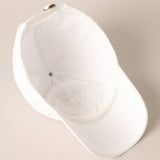 Fashion City - Salty Beach Text Embroidery Baseball Cap