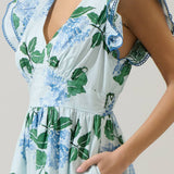 Sugarlips - Mirla Floral Surie Ruffle Mini Dress