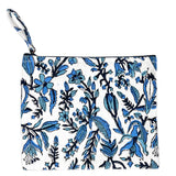 Anju Jewelry - Block-Printed Canvas Zipper Pouch