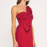 Strut & Bolt - Knotted Flower Bow Mini Dress