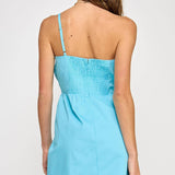 Strut & Bolt - Knotted Flower Bow Mini Dress