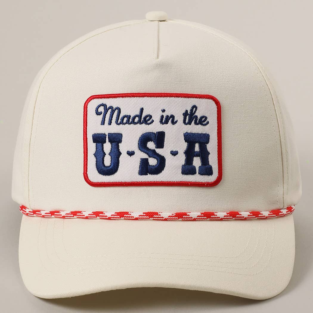 Fashion City - Made in the USA Embroidery Patch Trucker Hat