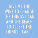 soiree-sisters - Beach Cocktail Funny Napkins | Give Me Wine To Change - 20ct