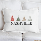 Rustic Marlin - Jersey Shore Trees Lumbar Pillow