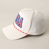Fashion City - USA Patch Rope Trucker Hat