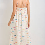 Baevely by Wellmade USA - FISH PRINT SLEEVELESS MIDI DRESS