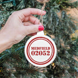Rustic Marlin - Red Bank Bulb Ornament