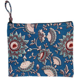Anju Jewelry - Block-Printed Canvas Zipper Pouch