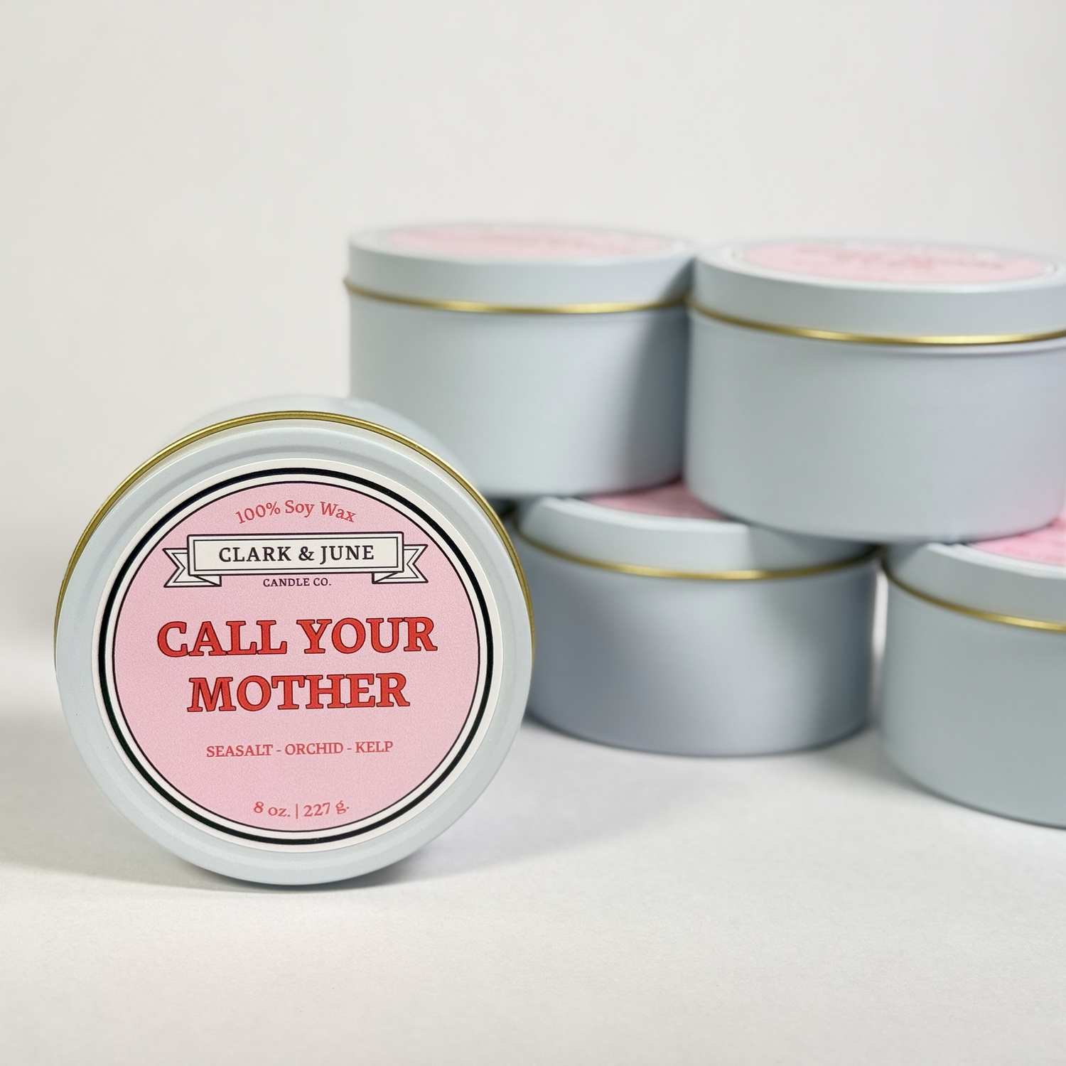 Clark & June Candle Co. - Call Your Mother | Mother's Day 8oz Soy Candle