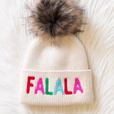 Panache Apparel Co. - Beige Fa La La Knit Pom Hat