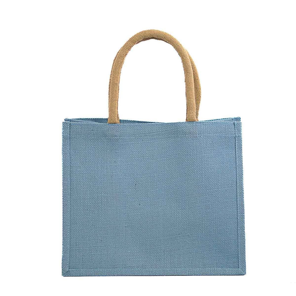 The Royal Standard - Jute Gift Tote   Palace Blue      12x10x8