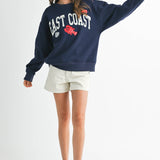 AEMI + CO - 9134GK Modern Vintage Graphic Fleece Pullover