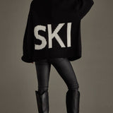 Panache Apparel Co. - Black Ski Knit Cardigan