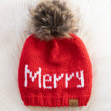 Panache Apparel Co. - Red Merry Pom Hat