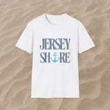 Jersey Shore Unisex Softstyle T-Shirt - Comfortable Summer Fashion for Beach Lovers