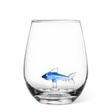 Abbott - Shark Icon Stemless Wine Glass-4.5"H(20oz)
