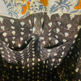 Anju Jewelry - Handcrafted Canvas Bag with Block-Printed Marigold Wonders