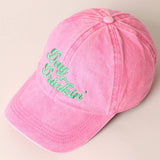 Fashion City - Day Drinkin' Text Embroidered Baseball Cap