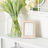 Adams & Co. - 11844 - 8x10x1 wood photo frame (SCALLOP) ntrl/wh (5x7) pic