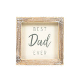 Adams & Co. - 11953 - 5x5 wood frame sign (DAD)  home decor gift
