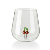 Core Home - 21oz Stemless Wine Glass - Cherry Icon